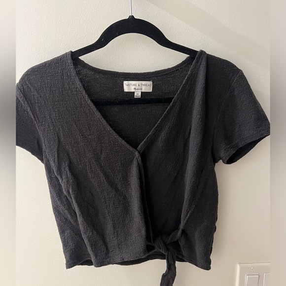 Madewell texture & thread wrap top - Picture 1 of 3